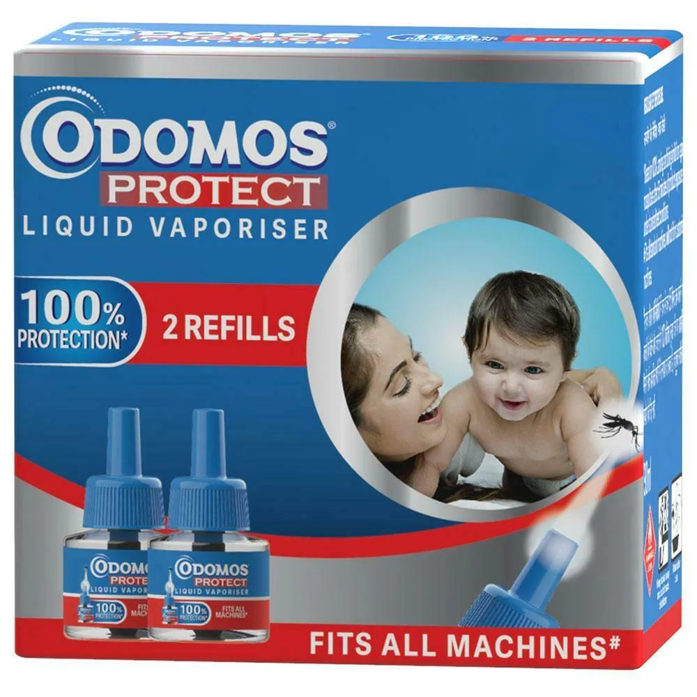 ODOMOS PROTECT LIQUID VAPORISER 100% PROTECTION PAKE OF 2 290ML. ML.
