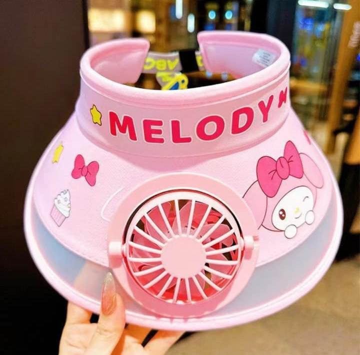 RECHARGABLE CAP WITH FAN