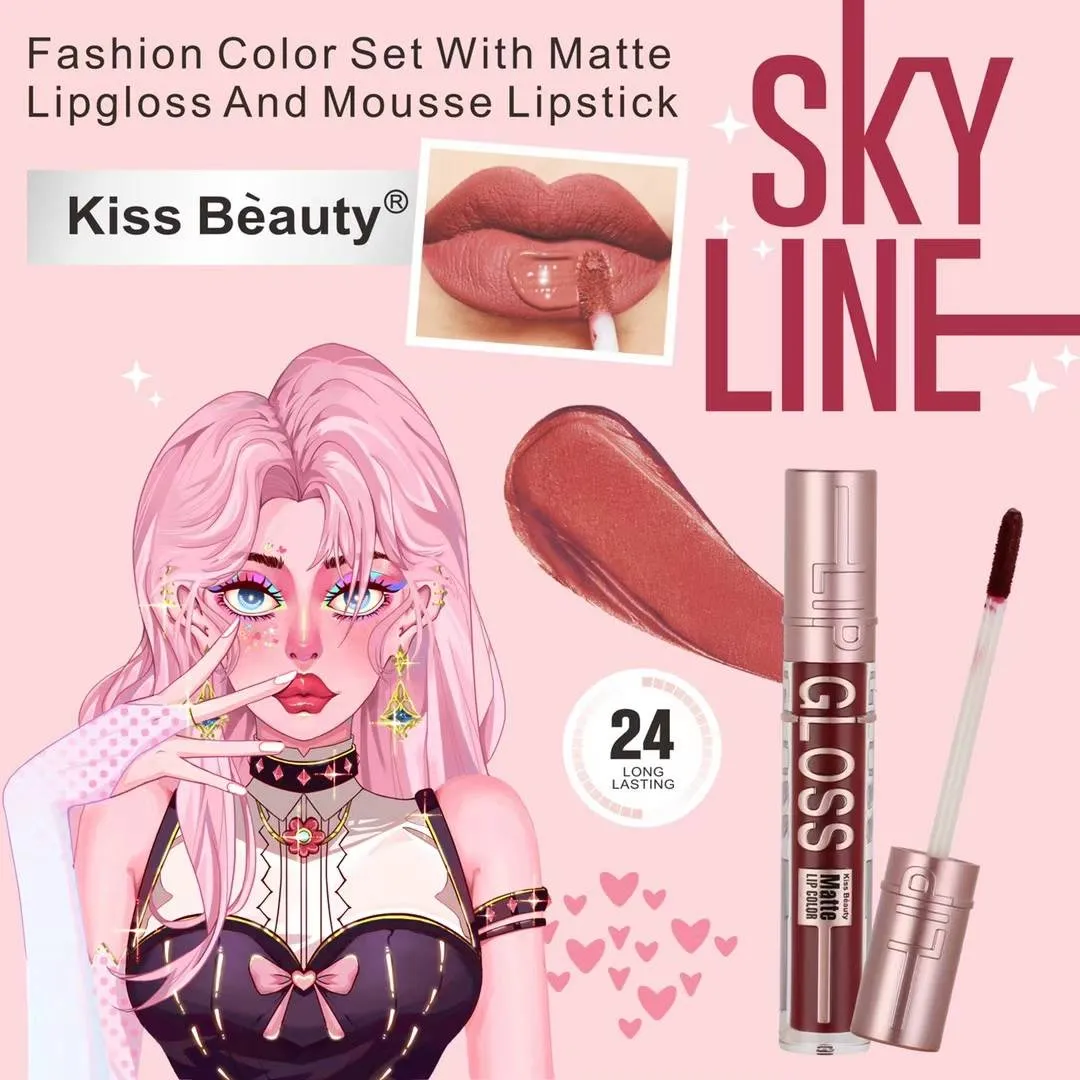 KISS BEAUTY  SKY LINE LIPGLOSS