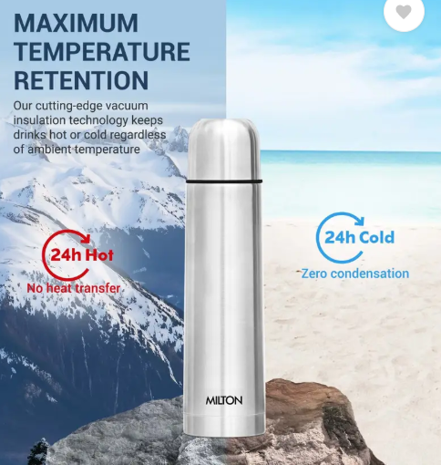MILTON THERMOSTEEL VACUUM INSULATED BOTTLE