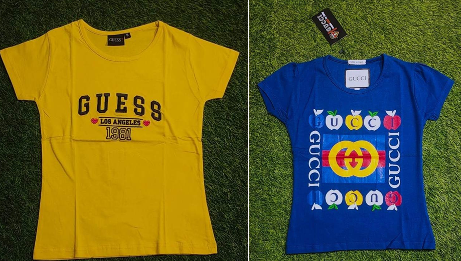 BRANDED T-SHIRT FOR GIRL'S PACK OF 2