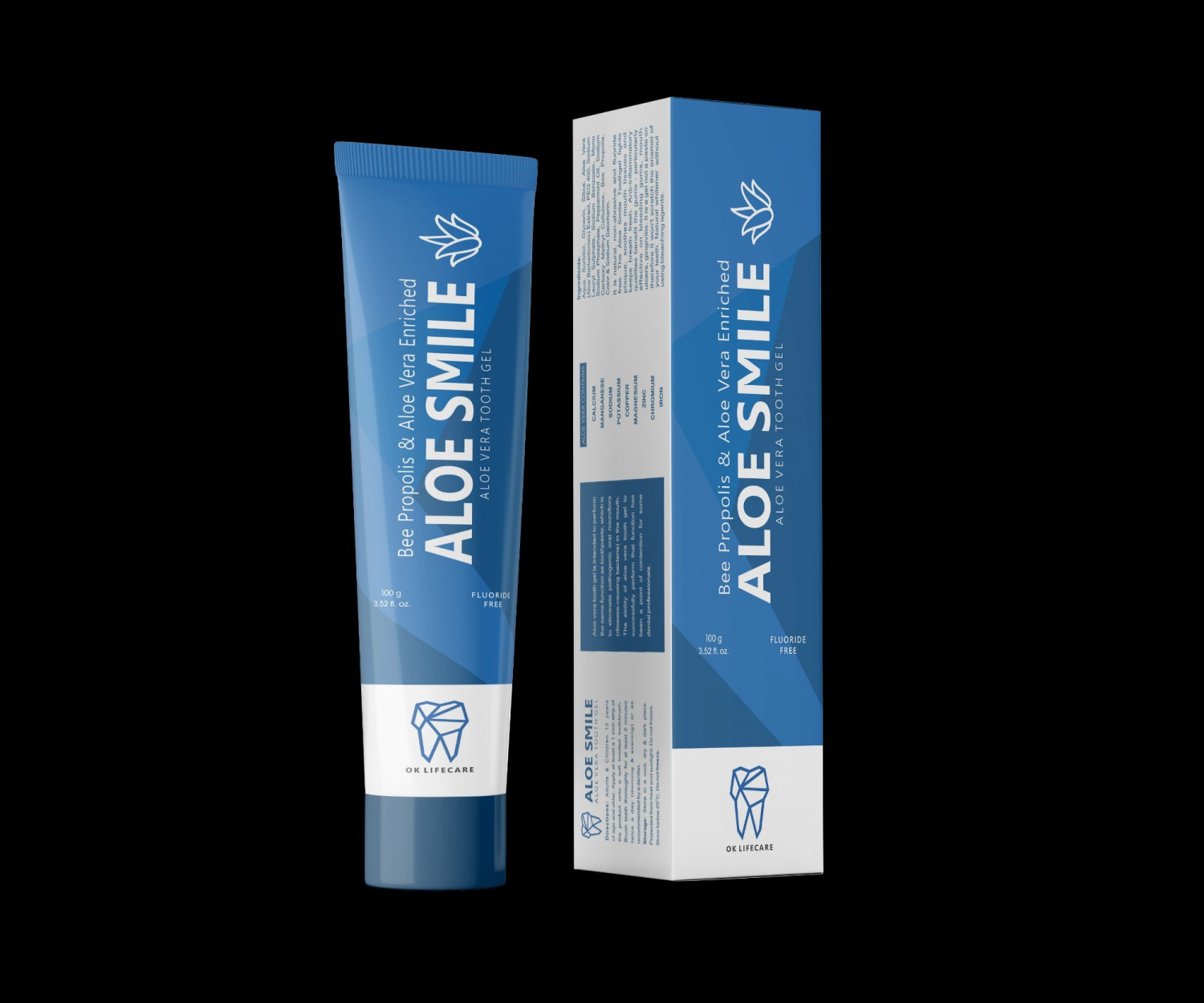 Aloe Smile Aloevera Tooth gel 100g