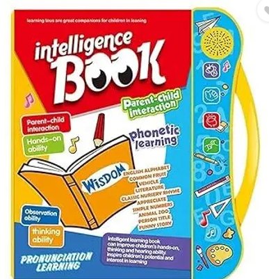 Intelligence Book | Interactive Children Book | Musical English Educational Phonetic Learning Book
