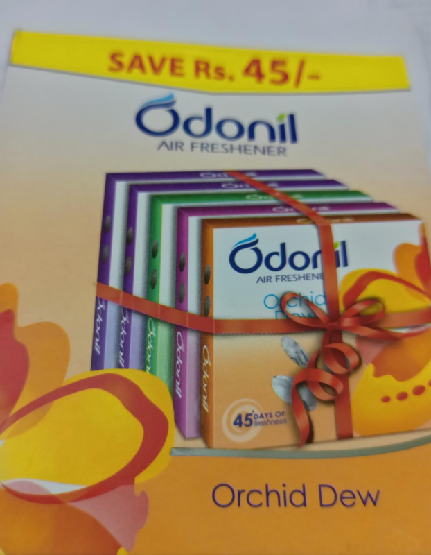ODONIL AIR FRESHENER PACK OF 5 5NX40G.