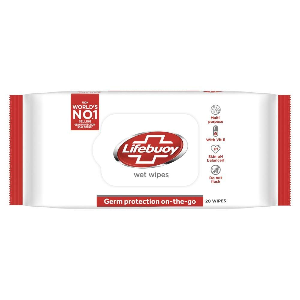 LIFEBUOY WET WIPES 20WIPES