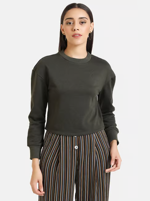 Branded Regular Fit Sweatshirt for Women