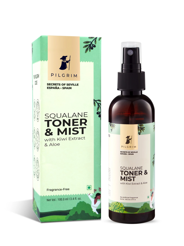 PILGRIM SQUALANE TONER & MIST WITH KIWI EXTRACT & ALOE 100.0ML