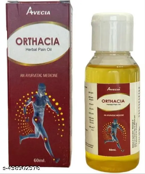 AVECIA ORTHACIA HERBAL PAIN OIL AN AYURVEDIC MEDICINE 60ML